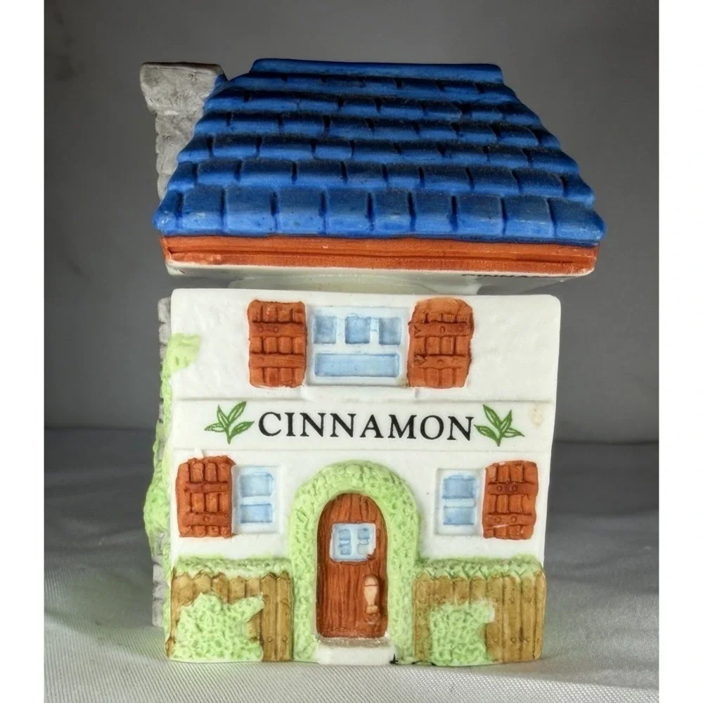 Vtg Spice Jar CINNAMON Country Kitchen Collection 1994 House Cottage Core